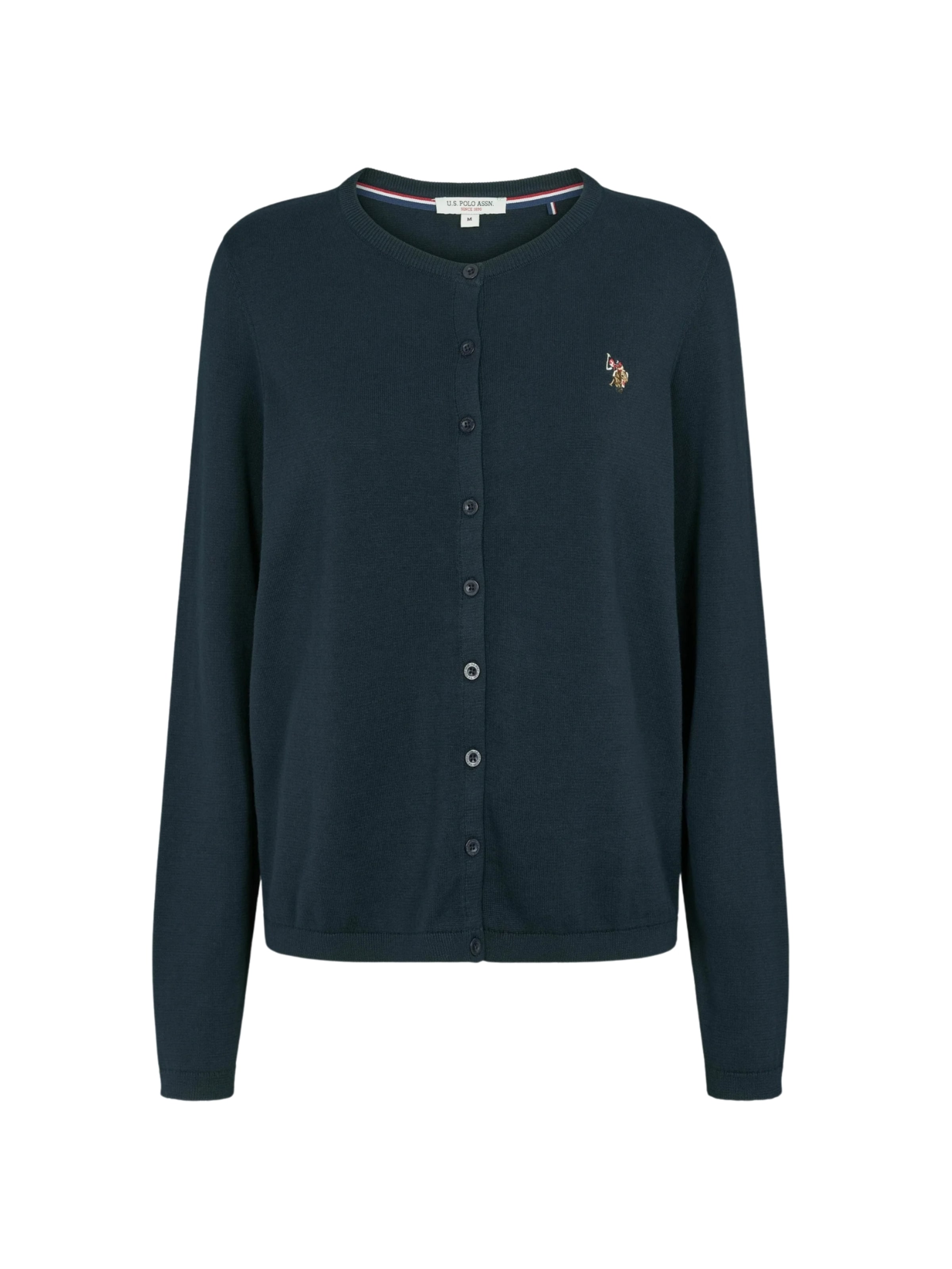 U.S. POLO ASSN. Strickjacke 'Kimmi' in Blau: Vorderseite