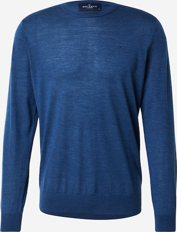 Hackett London Kampsun, värv sinine: eest vaates