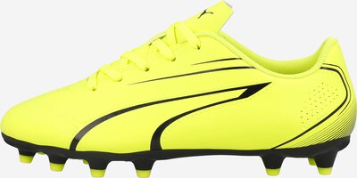 Scarpa da calcio 'VITORIA' PUMA di colore giallo neon / nero, Visualizzazione prodotti