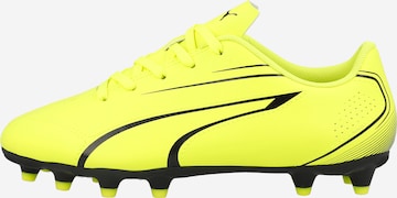 Chaussure de foot 'VITORIA' PUMA en jaune : devant