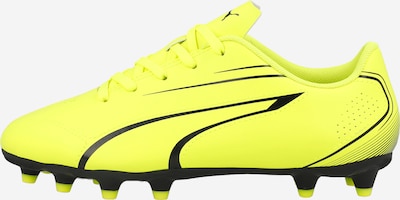 PUMA Chaussure de foot 'VITORIA' en jaune fluo / noir, Vue avec produit