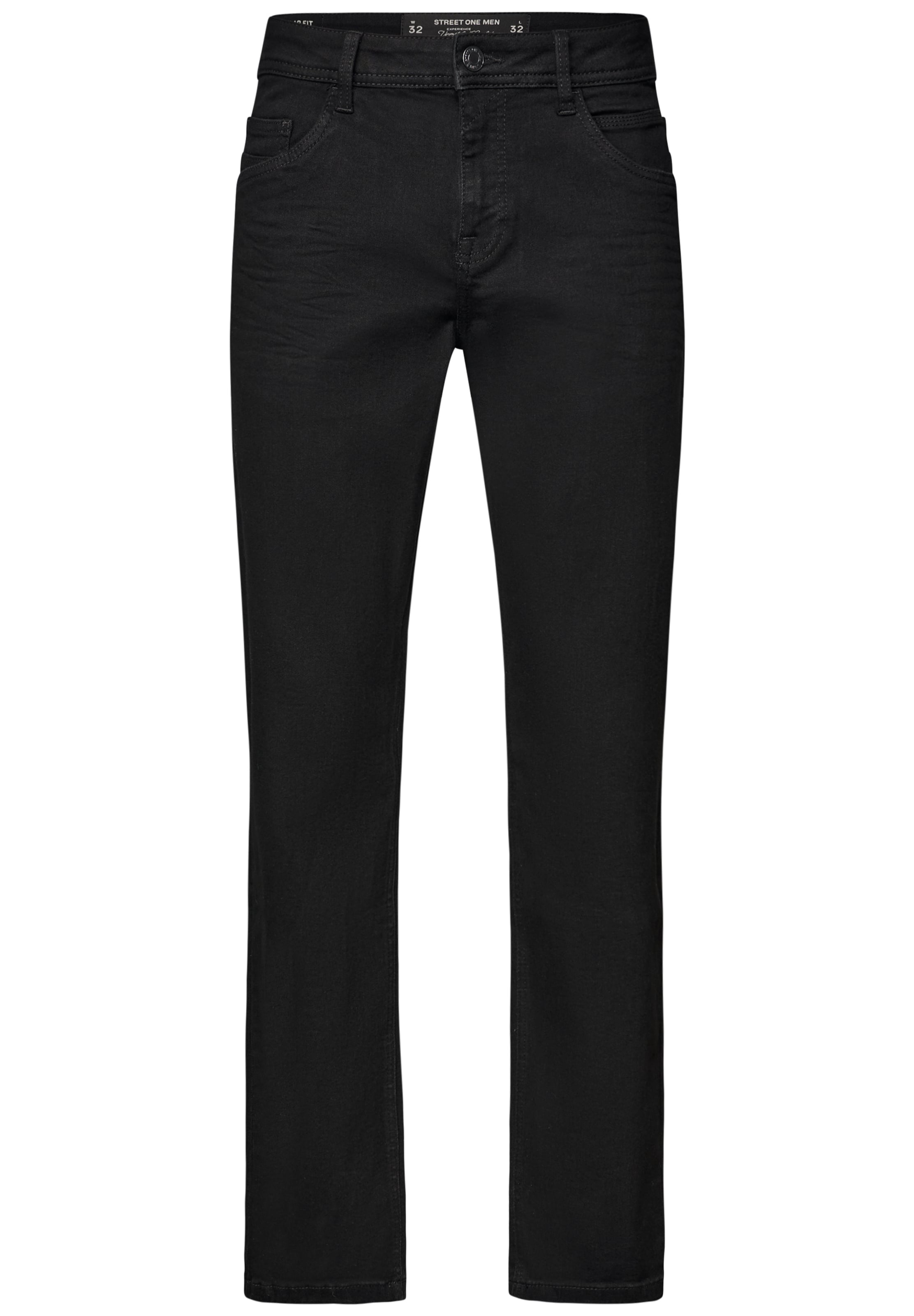 Street One MEN Regular Jeans in Schwarz: Vorderseite