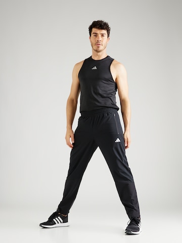 ADIDAS PERFORMANCE Regularen Športne hlače 'Workout' | črna barva