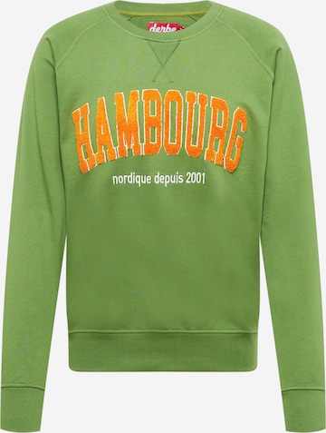 Sweat-shirt 'Hambourg' Derbe en vert : devant