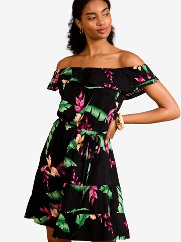 love & roses Kleid in Schwarz: Vorderseite