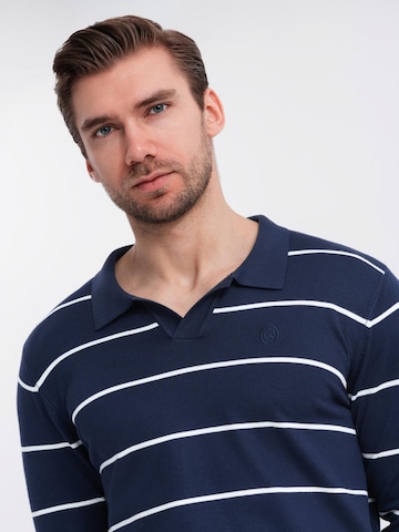 Ombre Shirt 'OM-POLS-0146' in Blue