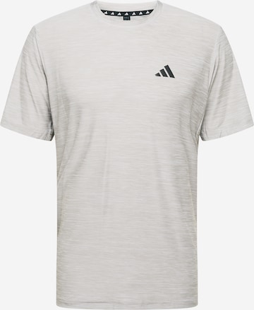 T-Shirt fonctionnel 'Train Essentials' ADIDAS PERFORMANCE en gris : devant