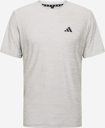 ADIDAS PERFORMANCE Функциональная футболка 'Train Essentials' в Серый: спереди