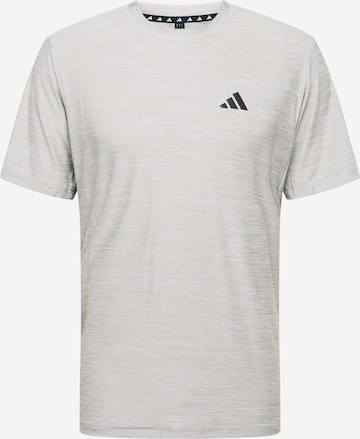 ADIDAS PERFORMANCE - Camiseta funcional 'Train Essentials' en gris: frente