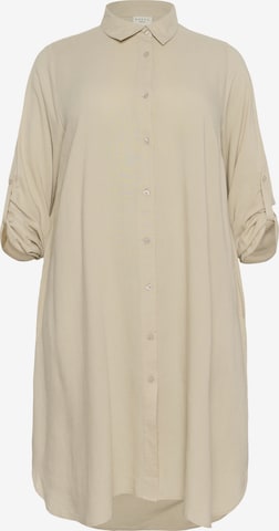 KAFFE CURVE Kleid 'Mille' in Beige: Vorderseite