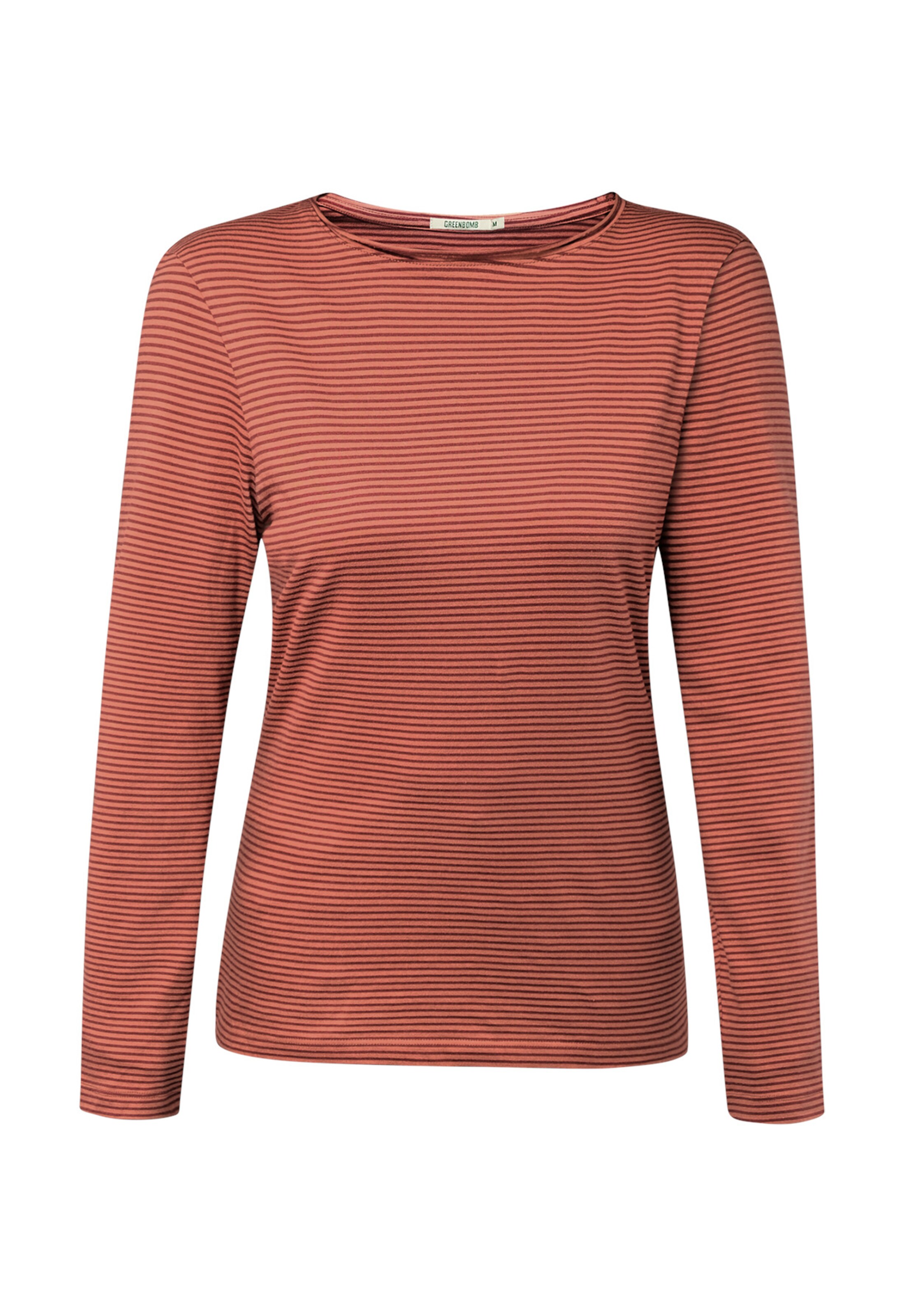 Maglietta ' Basic' di GREENBOMB in rosso: frontale