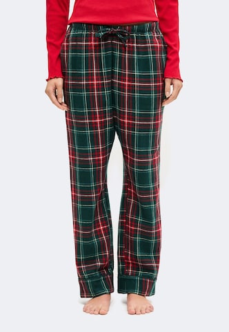 Pantaloncini da pigiama di Hunkemöller in verde: frontale