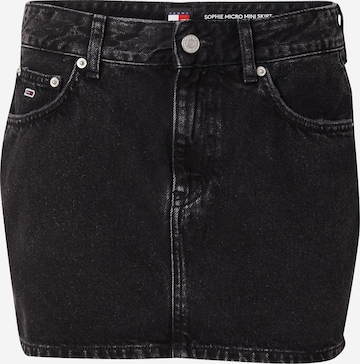 Tommy Jeans - Falda en negro: frente