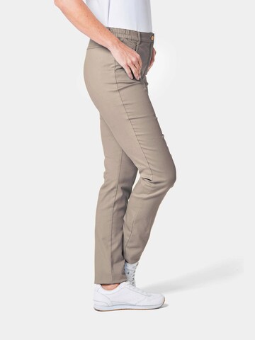 Regular Pantalon 'Anna' Goldner en beige