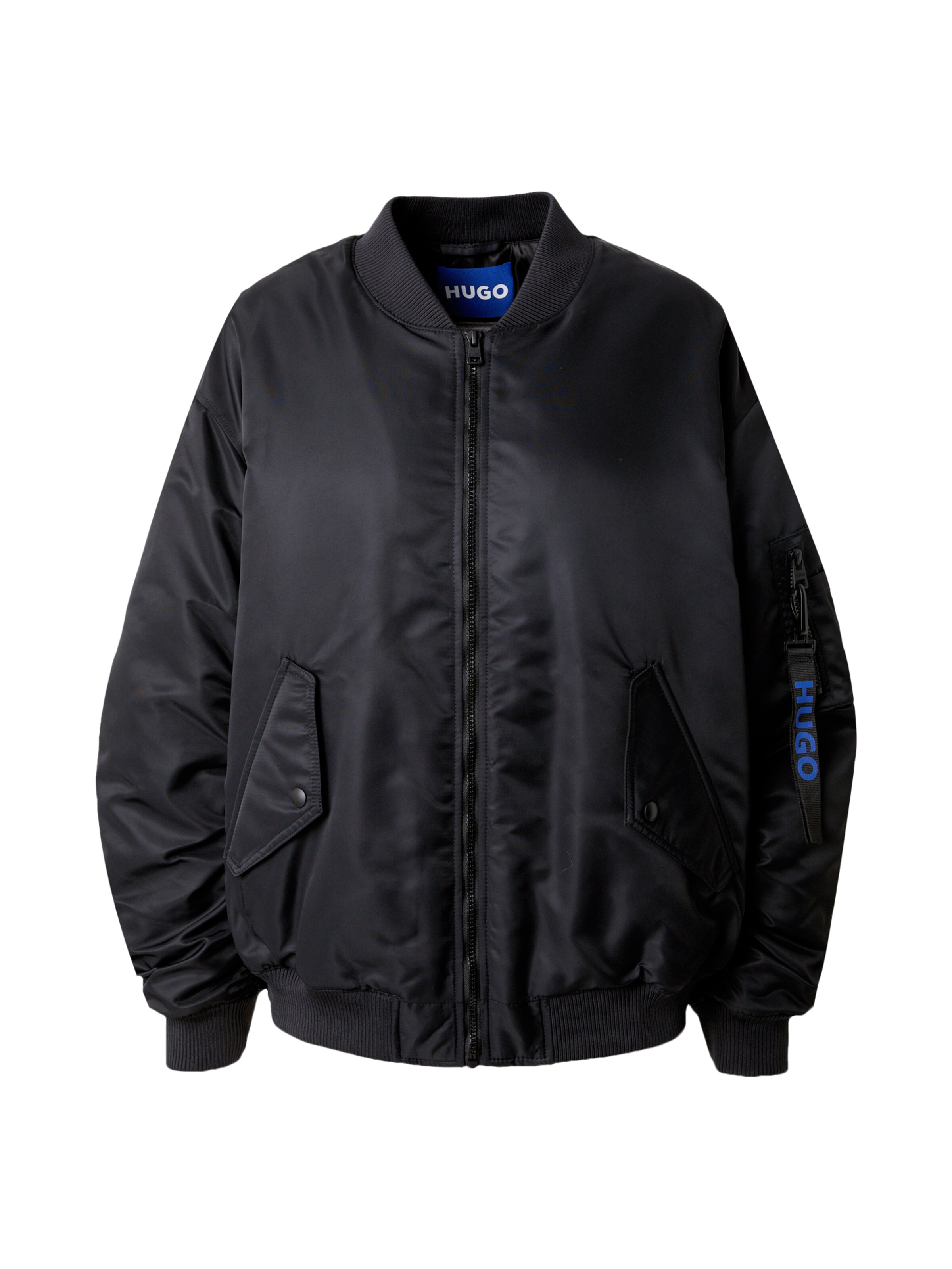 Veste mi-saison 'Falorri-1_B' HUGO en noir : devant