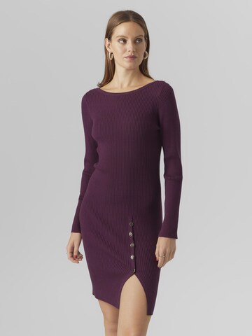 VERO MODA Knit dress 'ABA' in Red: front
