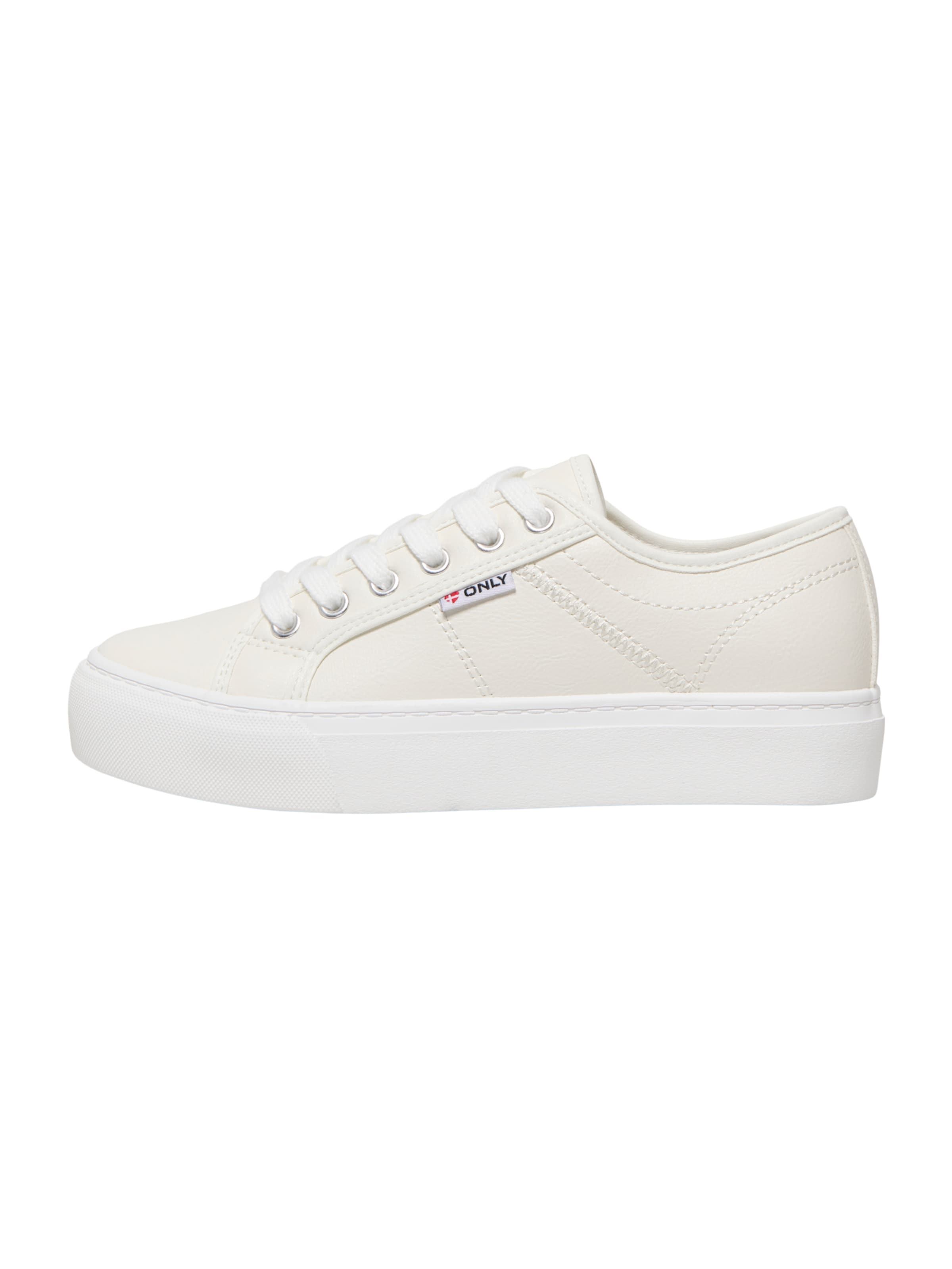 ONLY - Zapatillas deportivas bajas 'ONLNOOMI' en blanco: frente