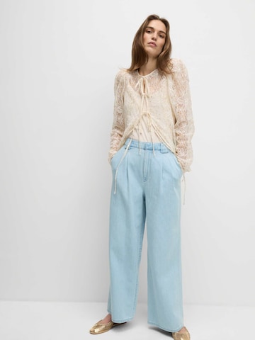 Wide leg Jeans di Marks & Spencer in blu