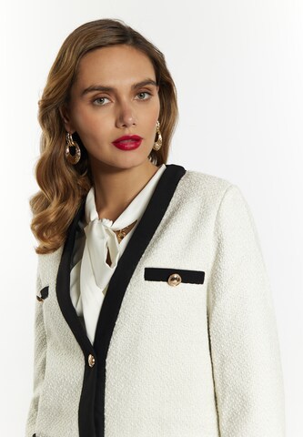 faina Blazer in White