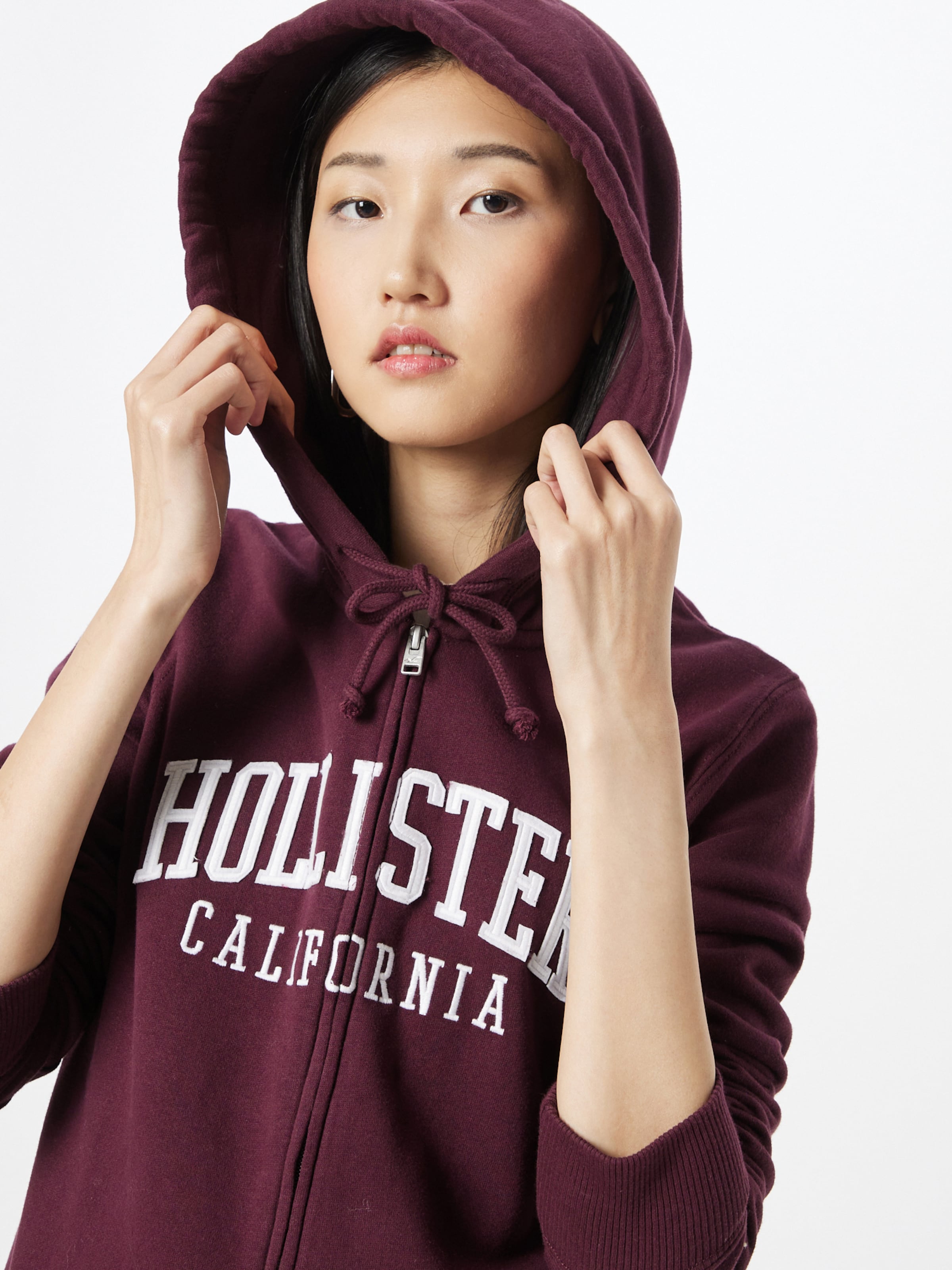 Hollister red cheap hoodie women's