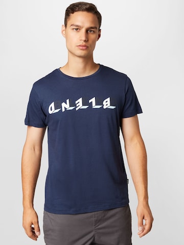 BLEND T-Shirt in Blau: predná strana