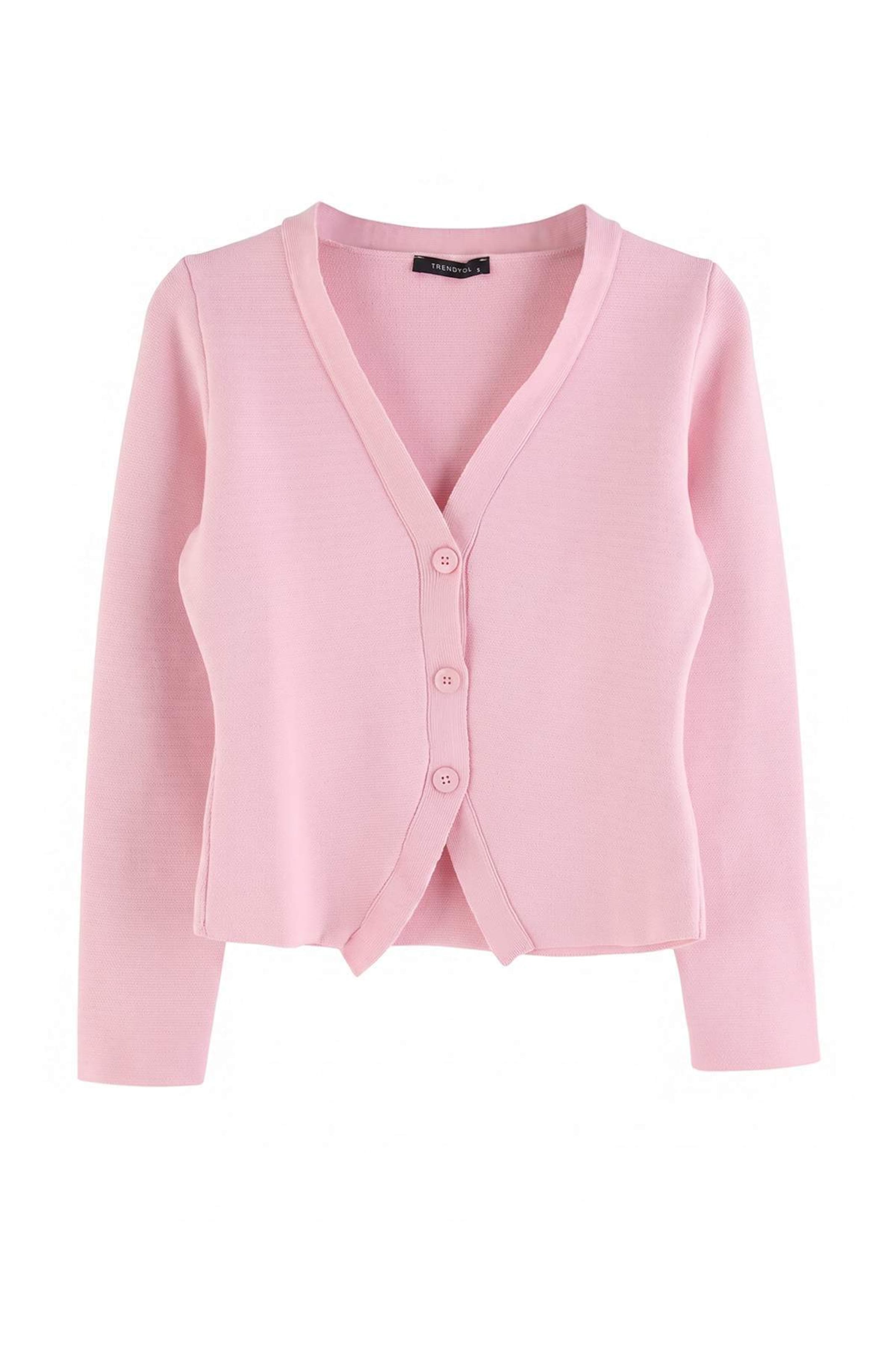 Cardigan Trendyol en rose : devant