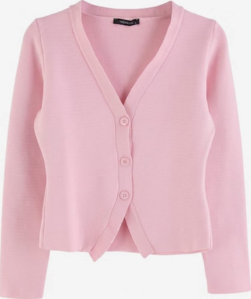 Cardigan Trendyol en rose : devant