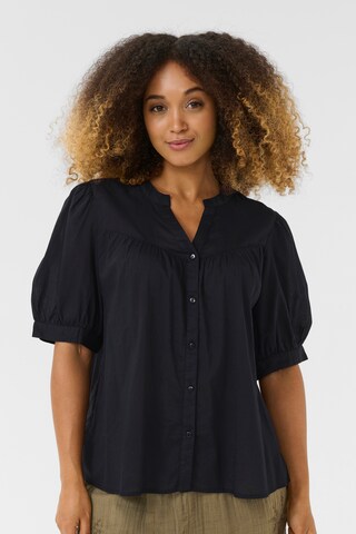 CULTURE Bluse 'Cybelle' in Schwarz: Vorderseite