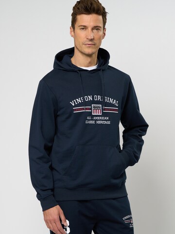 Pullover 'Mortimer' di VINSON in blu: frontale