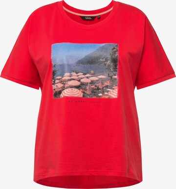 T-shirt Ulla Popken en rouge : devant