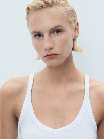MANGO Top 'CHLOE' in Weiß