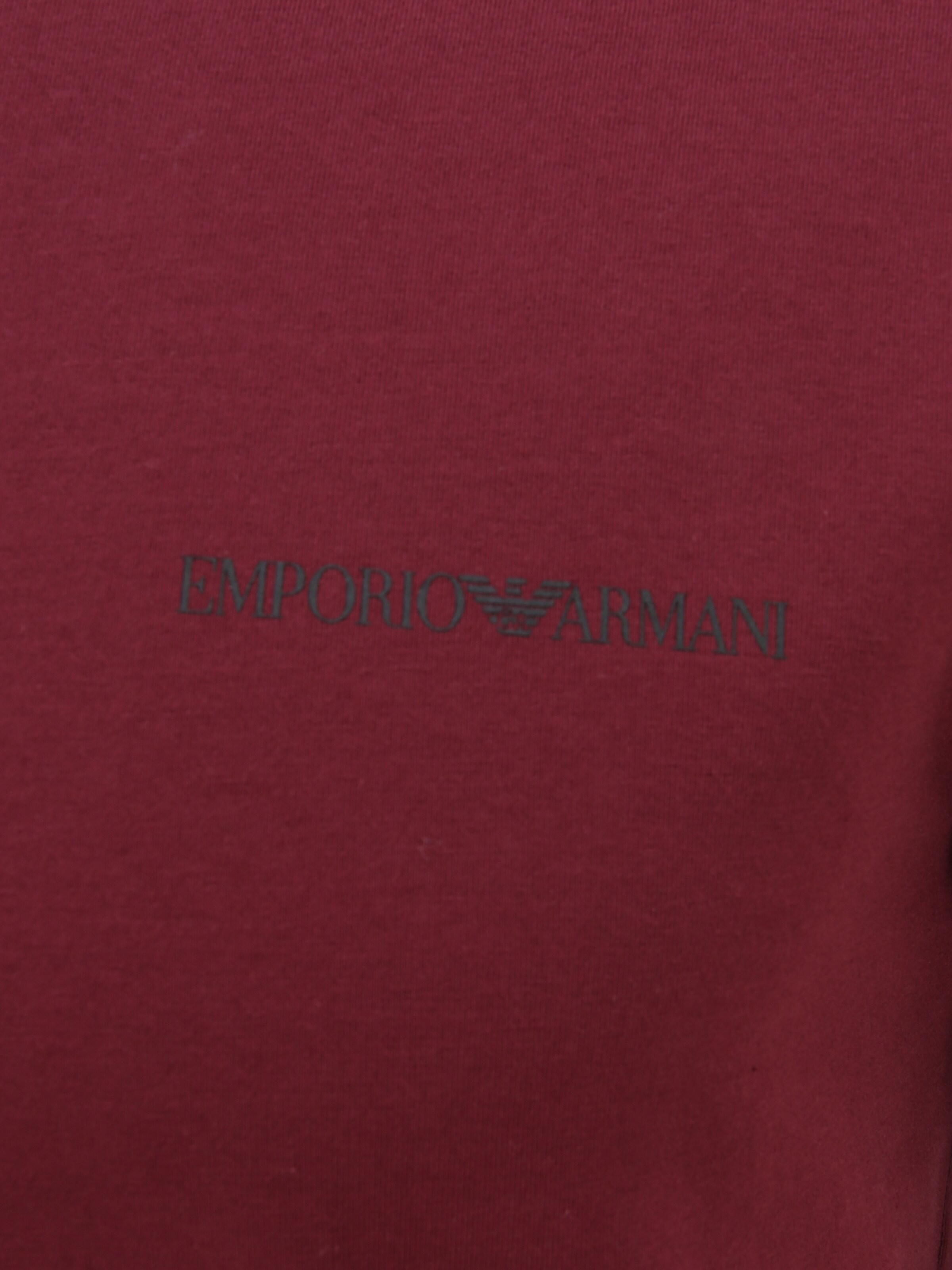 Shirts et polos T-Shirt Emporio Armani en Bourgogne, Noir 