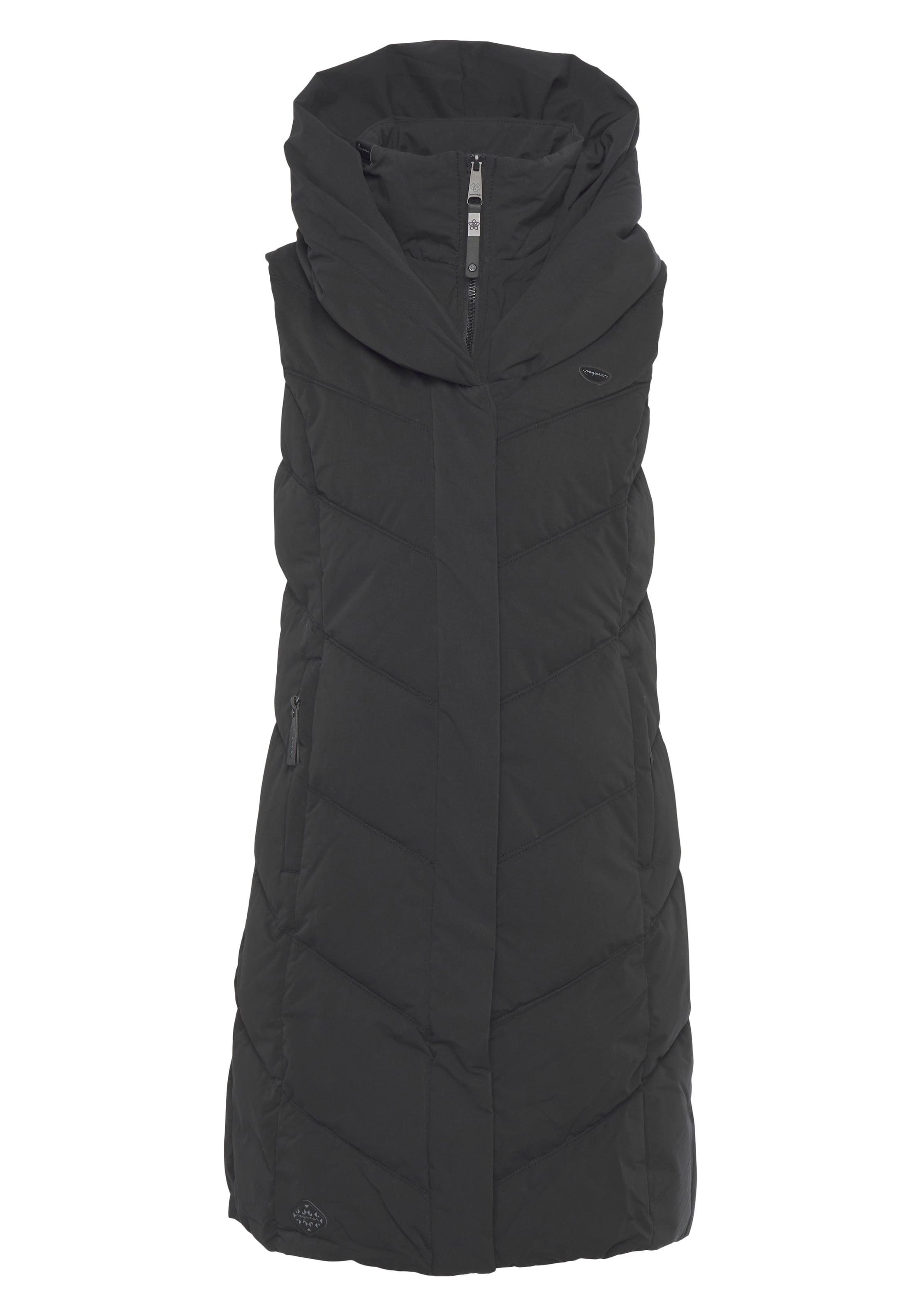 Gilet 'Natalka' Ragwear en noir : devant