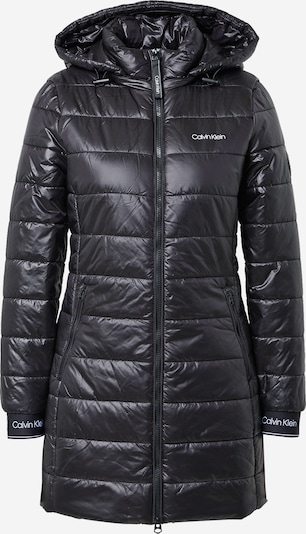Calvin Klein Prechodný kabát - čierna / biela, Produkt