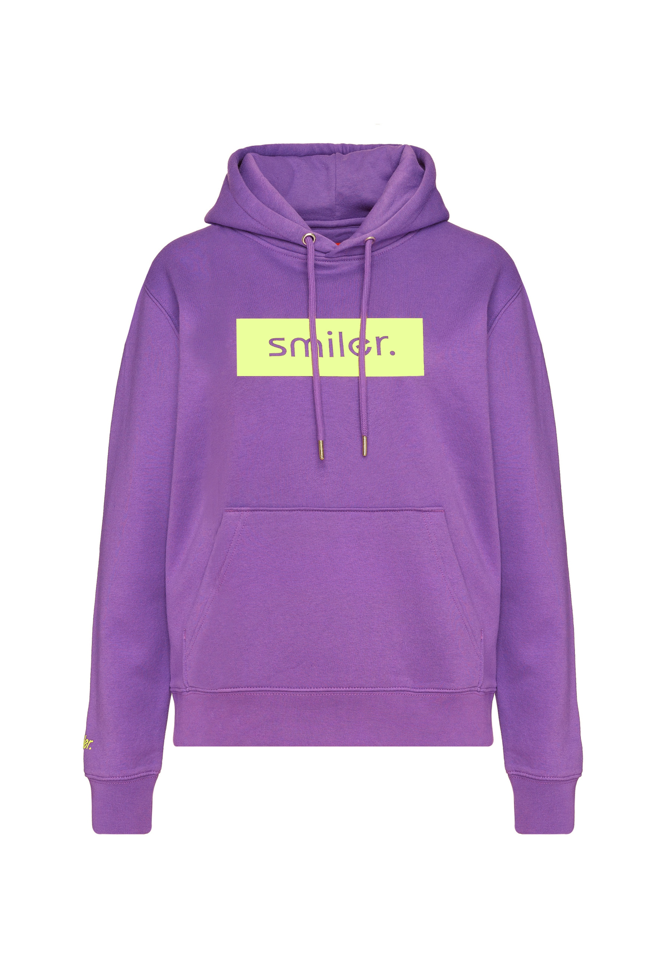 Sweat-shirt smiler. en violet : devant