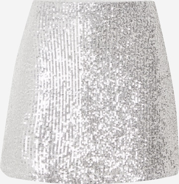 Abercrombie & Fitch Skirt in Silver: front