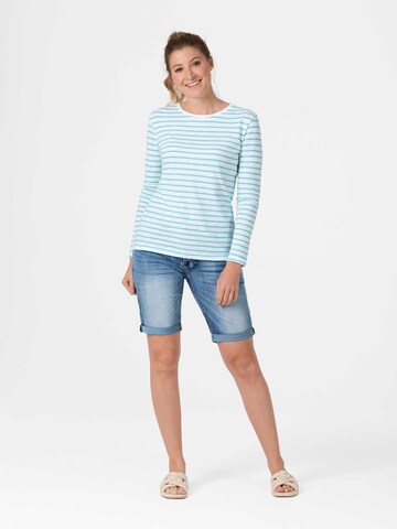 TIMEZONE Slimfit Shorts 'Nali' in Blau