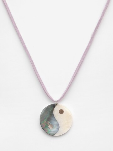 Pull&Bear Necklace in Purple