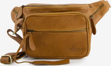 VENEZIA Gürteltasche in Braun: Vorderseite
