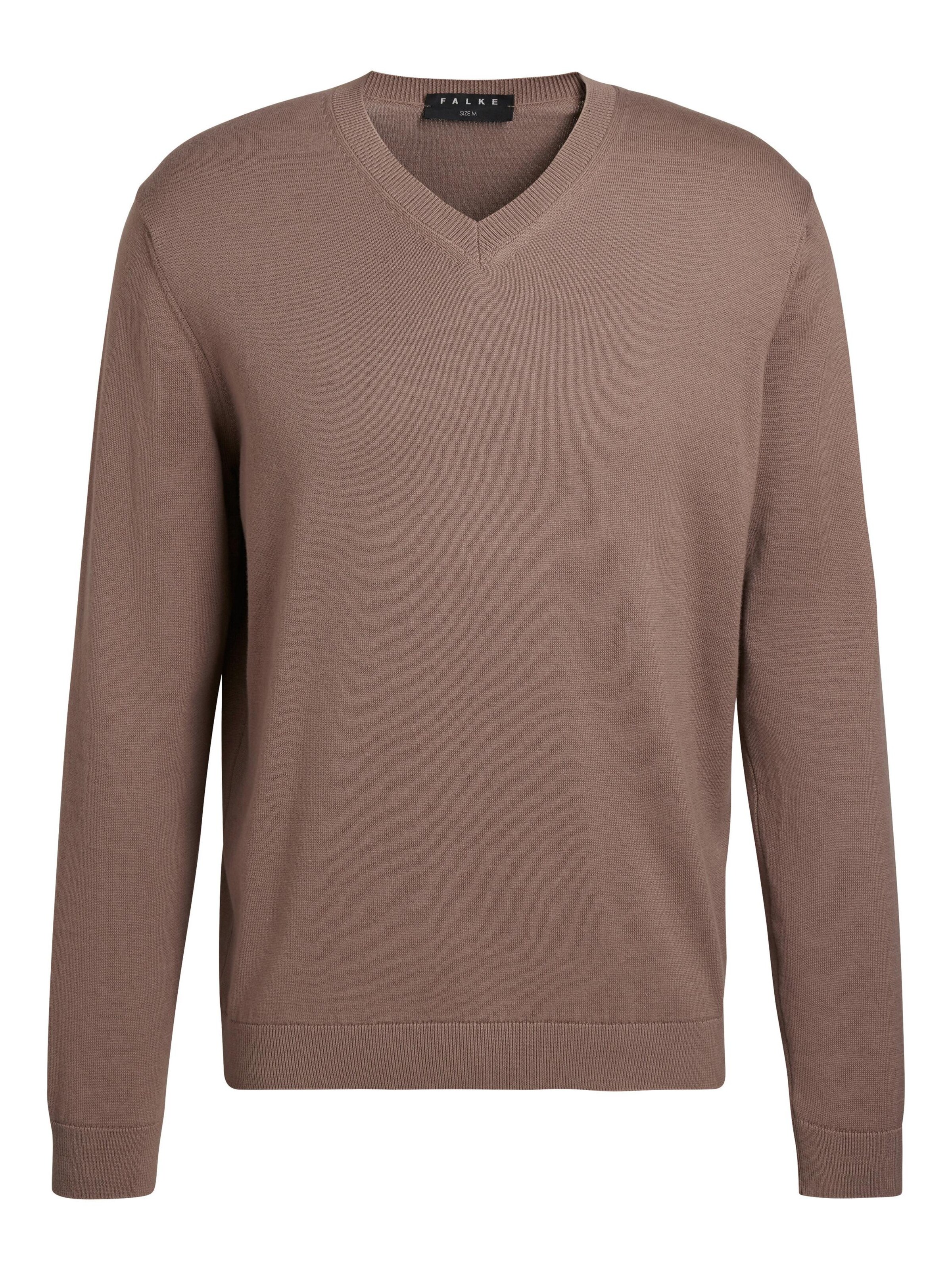 FALKE Pullover 'Pure Cotton'‌‌‌‌‌‌‌‌‌‌ in Braun