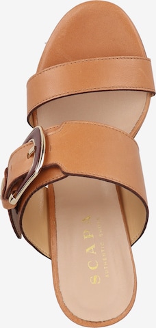 Mule SCAPA en marron