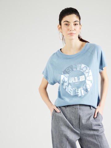 MOS MOSH Shirt in Blauw: voorkant