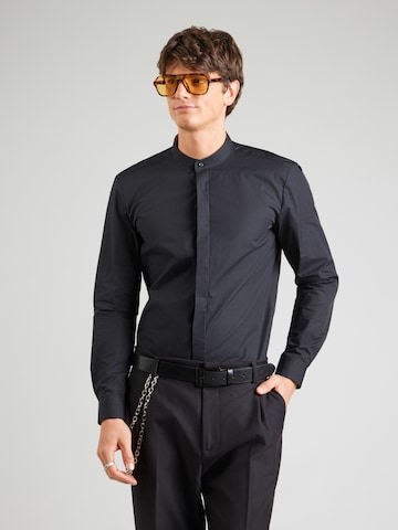 HUGO Úzky strih Košeľa 'Kaleb' - Čierna: predná strana