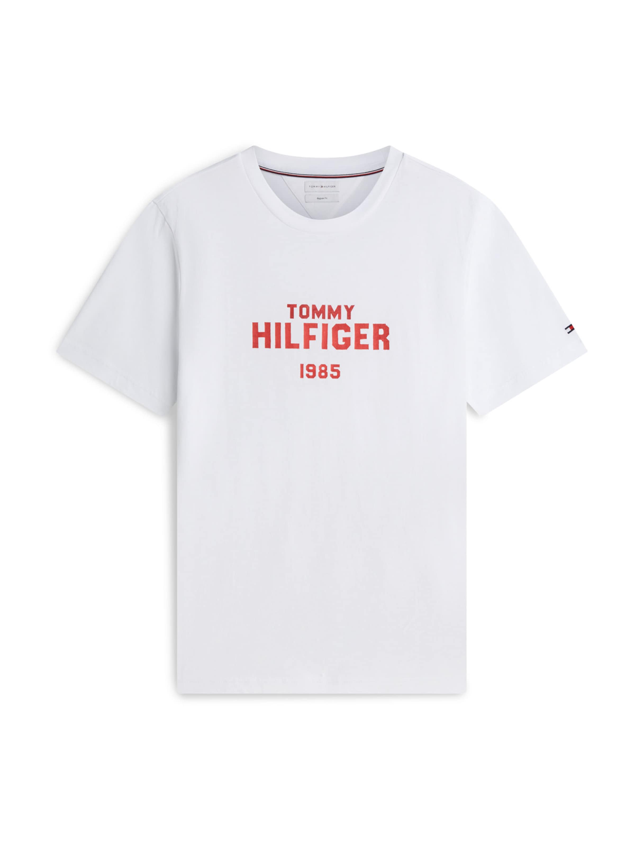 TOMMY HILFIGER Футболка 'Brand Love' в Белый: спереди