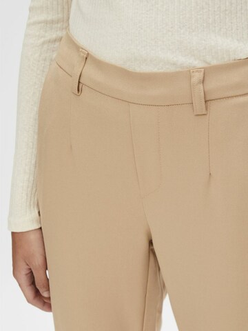 OBJECTSlimfit Chino hlače 'Lisa' - smeđa boja