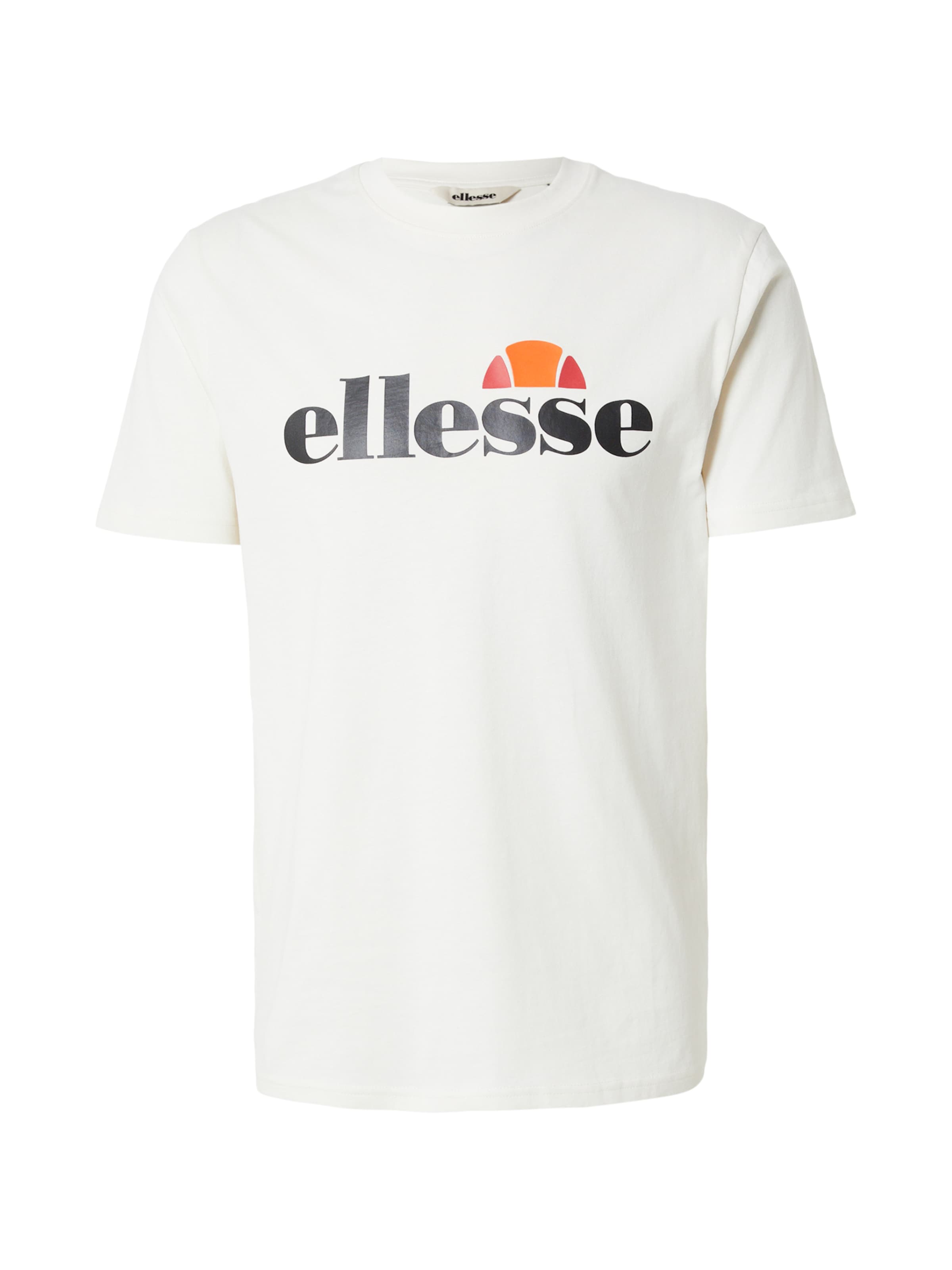 ELLESSE Majica 'Prado 2' v velikosti XS  | oranžna / rdeča / črna / off-bela barva, Prikaz izdelka