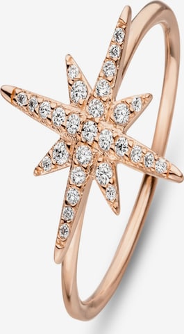 Fiocco Jewelry Ring 'Luna' in Pink: front