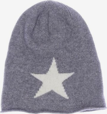 Zwillingsherz Hut oder Mütze One Size in Grau: predná strana