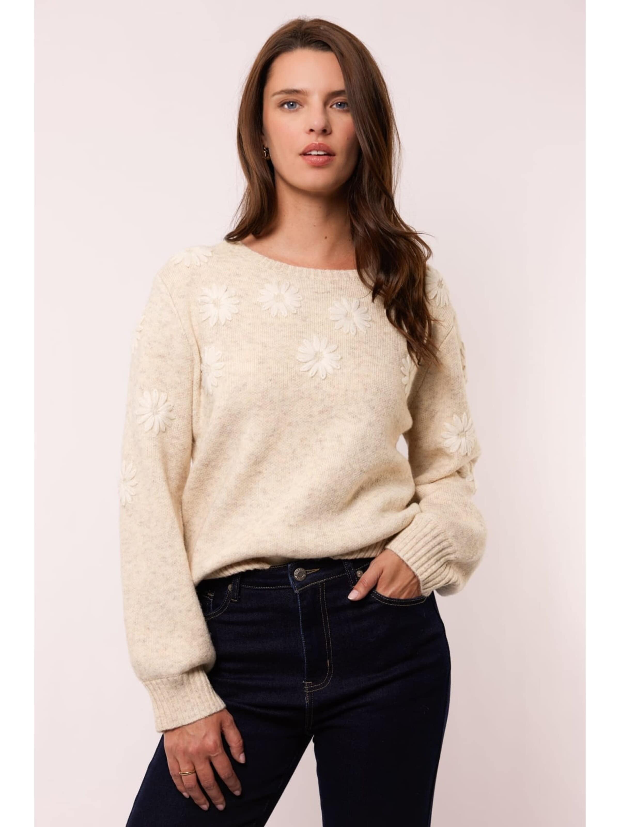 G-maxx Sweater '25WJG03 Zalna knitting' in XL in Sand, Item view