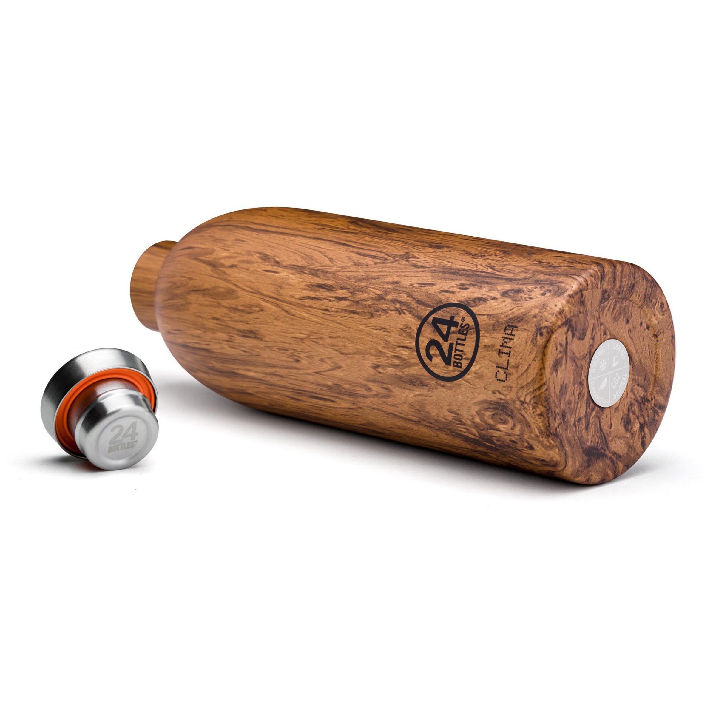 24Bottles Drinking Bottle 'Clima 850 ml' in Brown